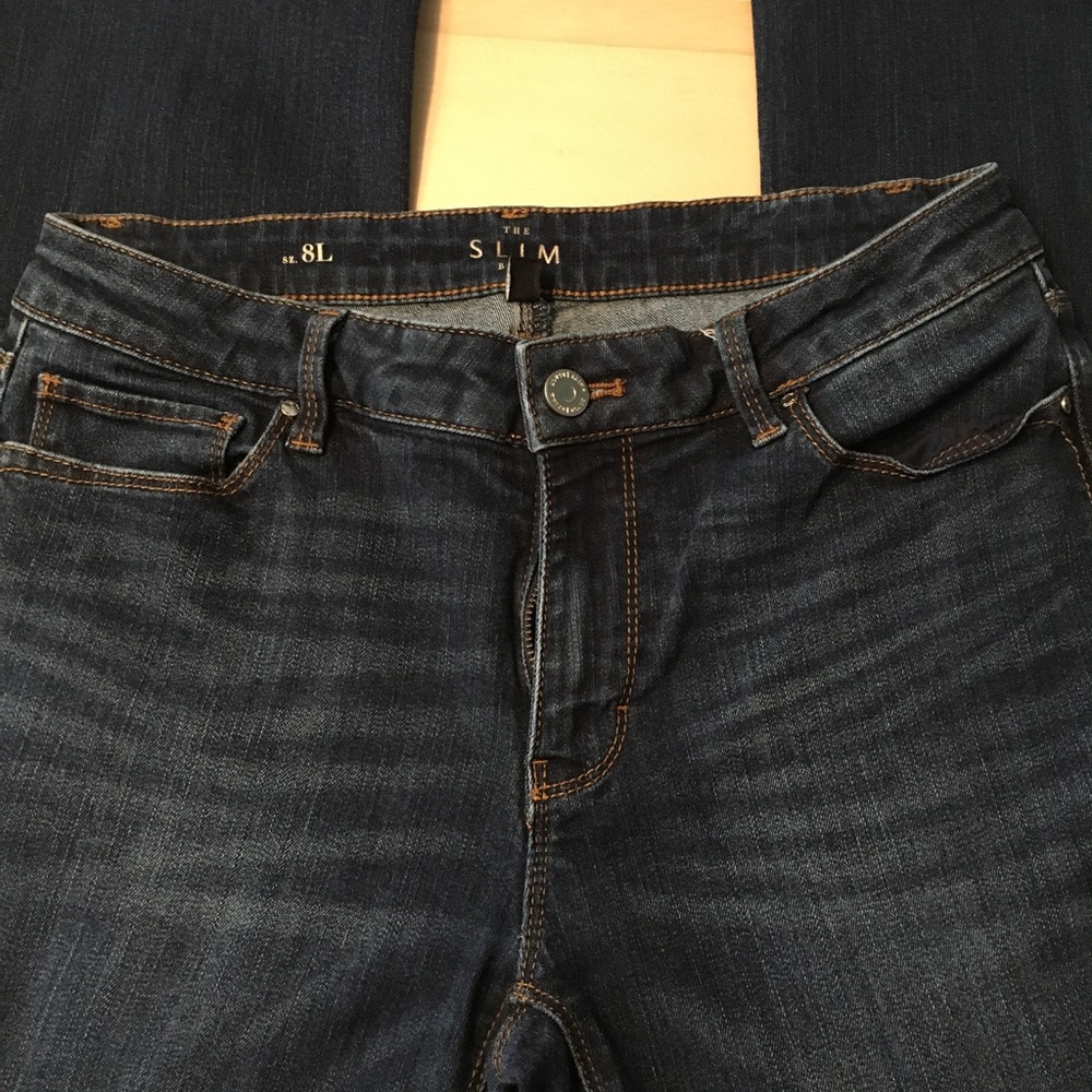 WHBM Slim Bootcut jeans